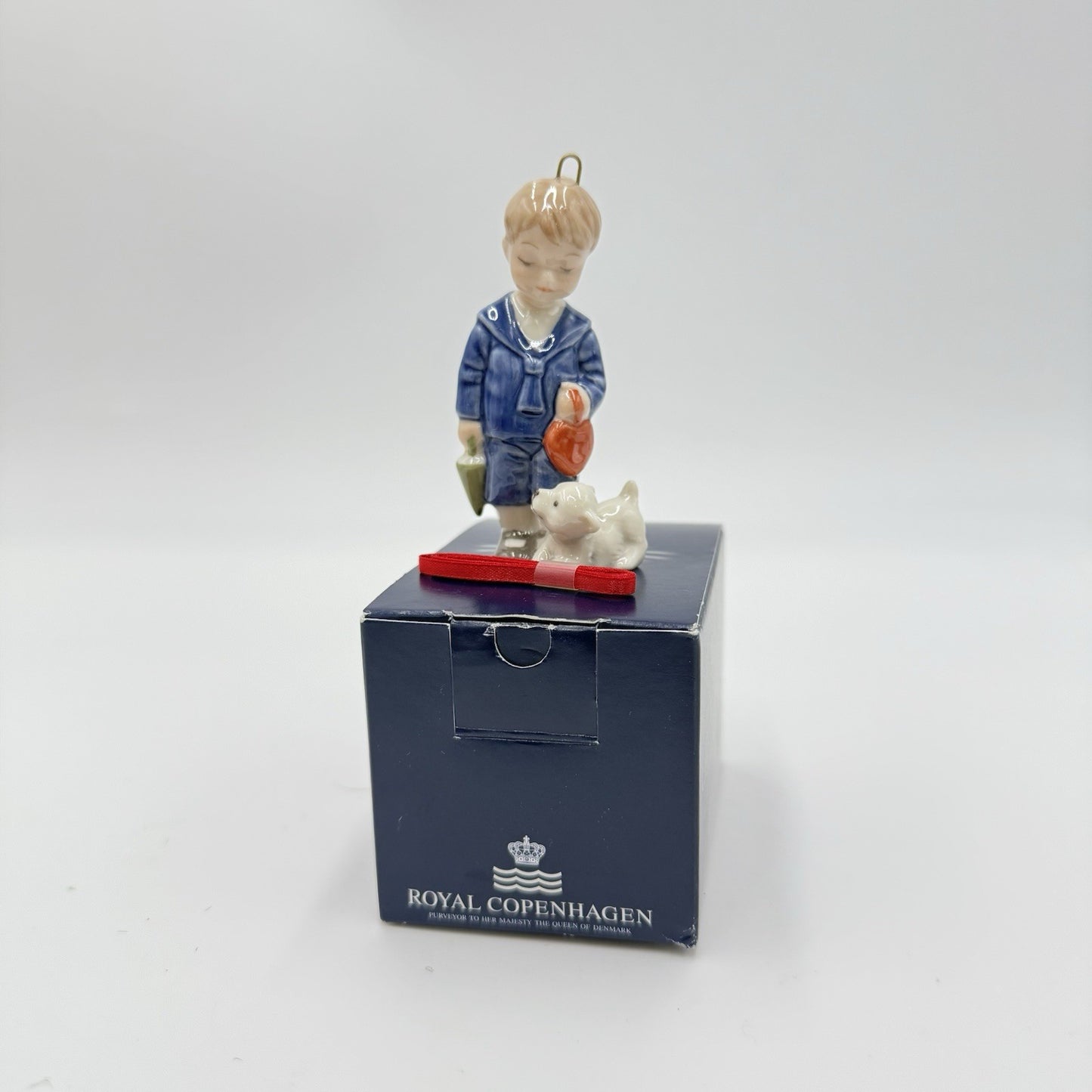 Vintage Royal Copenhagen Denmark 2000 Hans ornament Porcelain Figurine Christmas