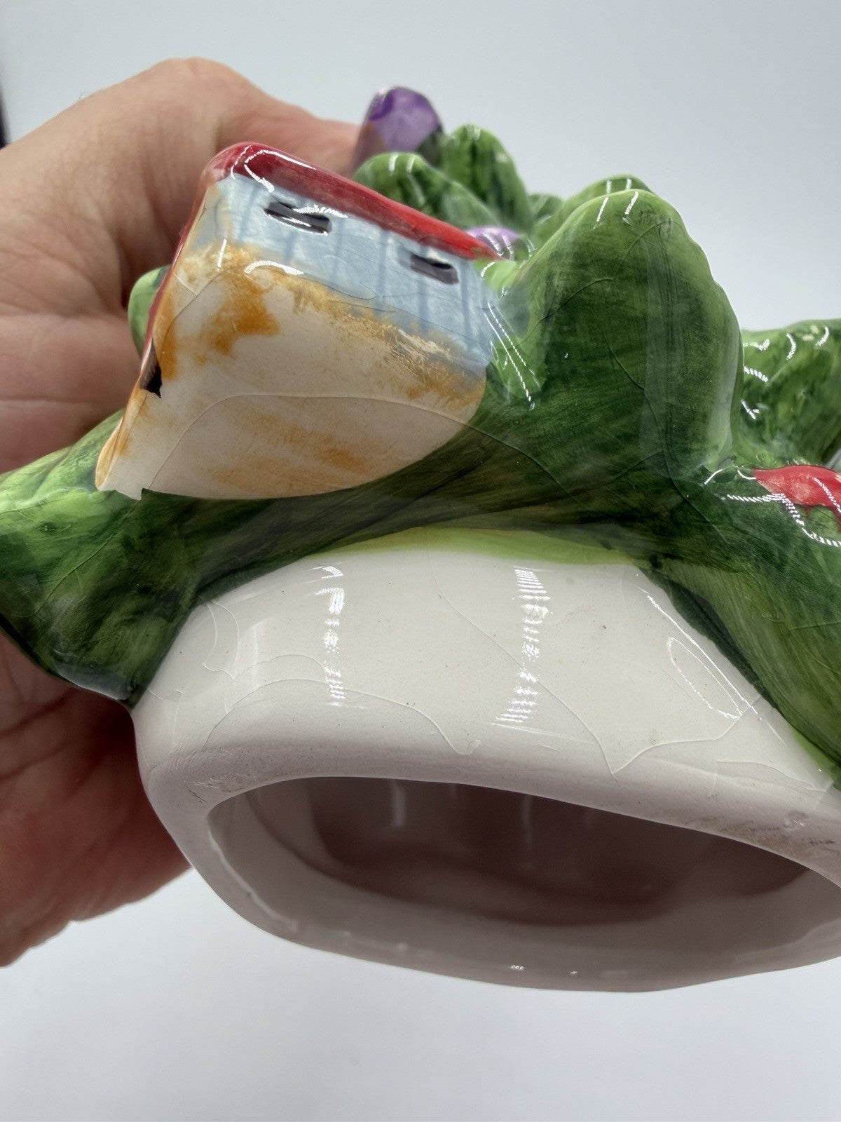 Spode Christmas Tree Cookie Jar & Lid Prestige Collection 9”Tall Vintage Ceramic