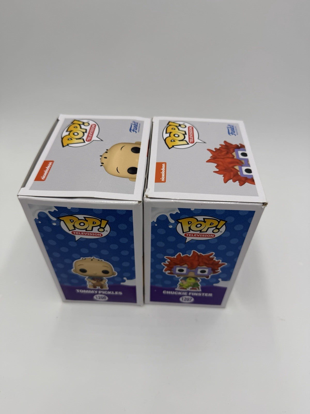 Funko Pop TV Nickelodeon RUGRATS #1209 TOMMY PICKLES  & CHUCKIE FINSTER #1207