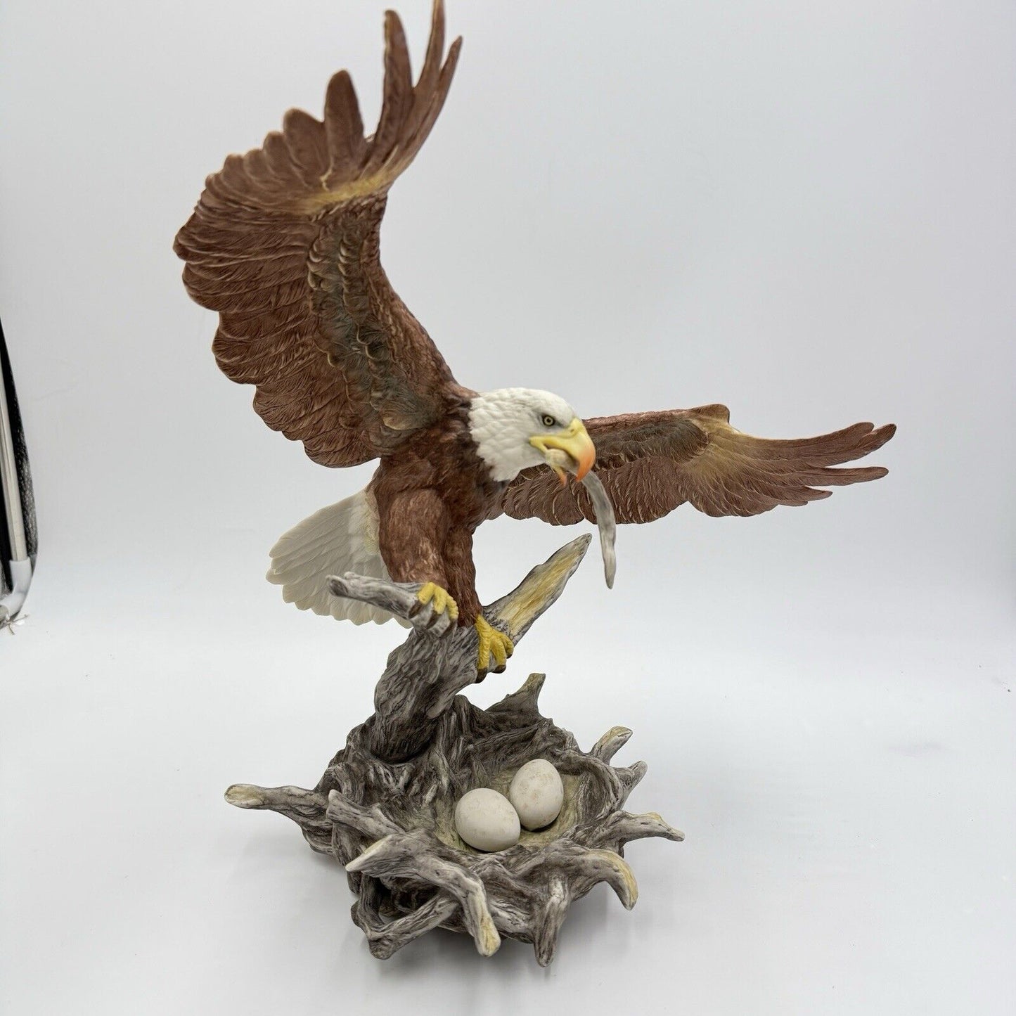 Boehm Porcelain Sculpture NEW GENERATION EAGLE Limited Edition # 156 Large 15”