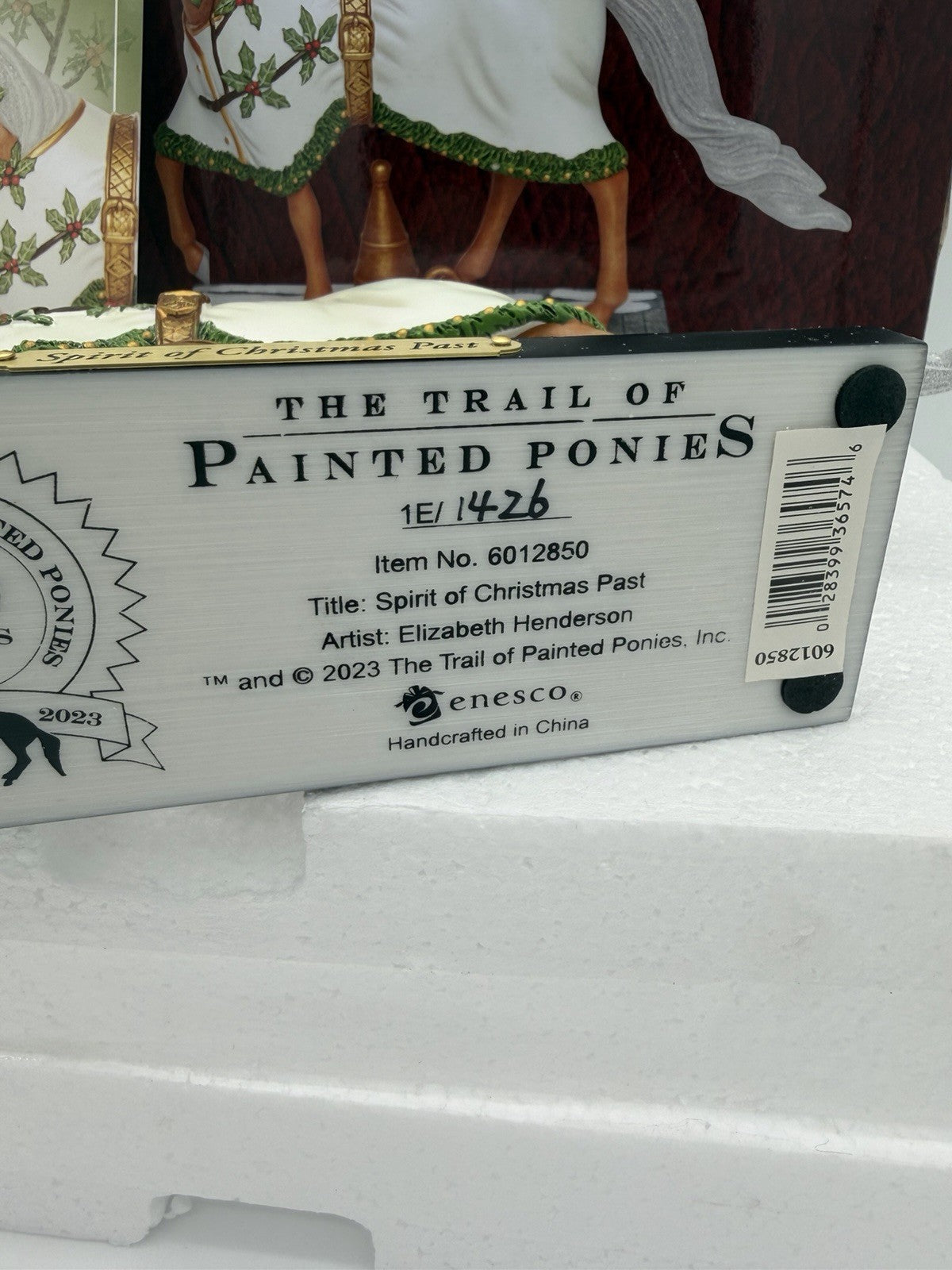 The Trail of painted Ponies Spirit Of Christmas  past Horse Figurine 2023 Box