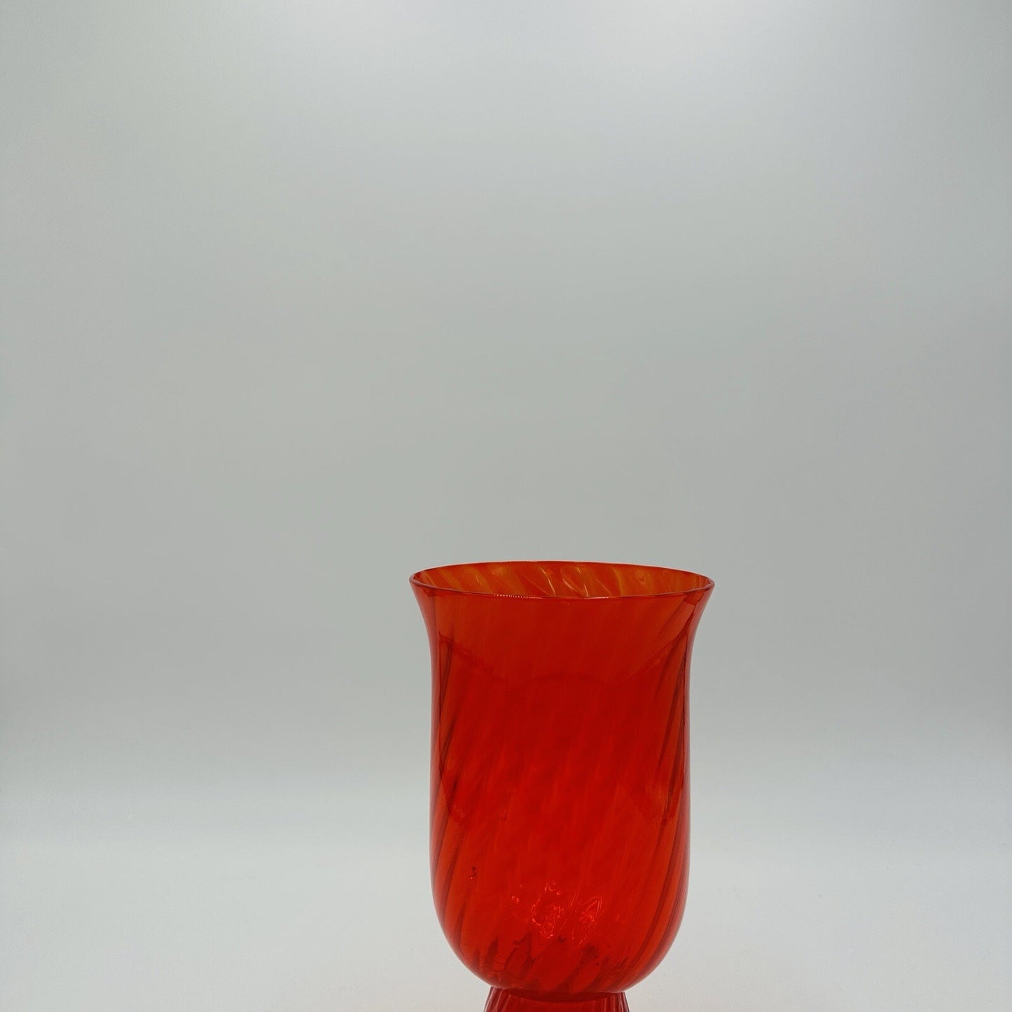 MCM Morgantown Candle Light Vase Patio Art Glass 9913 Federal 8.5in Decor