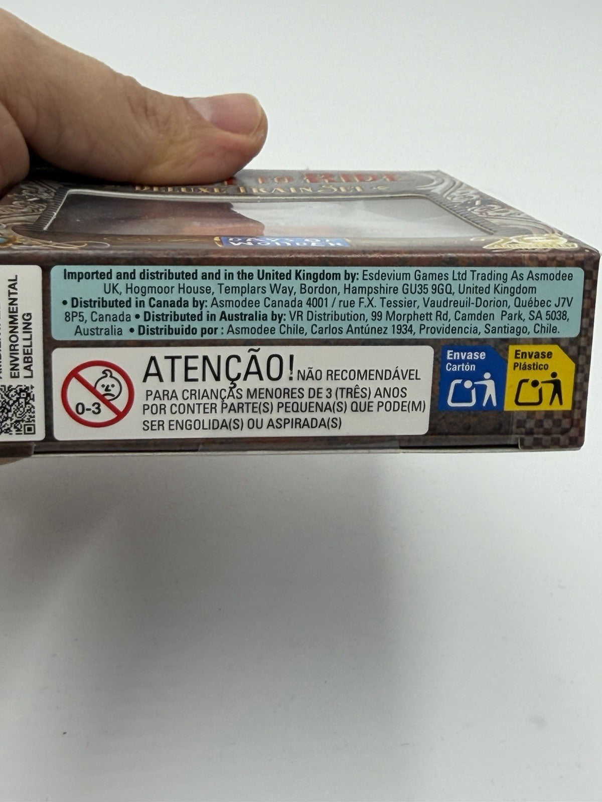 New Sealed Ticket to Ride Deluxe Train Set Days Of Wonders Board Game