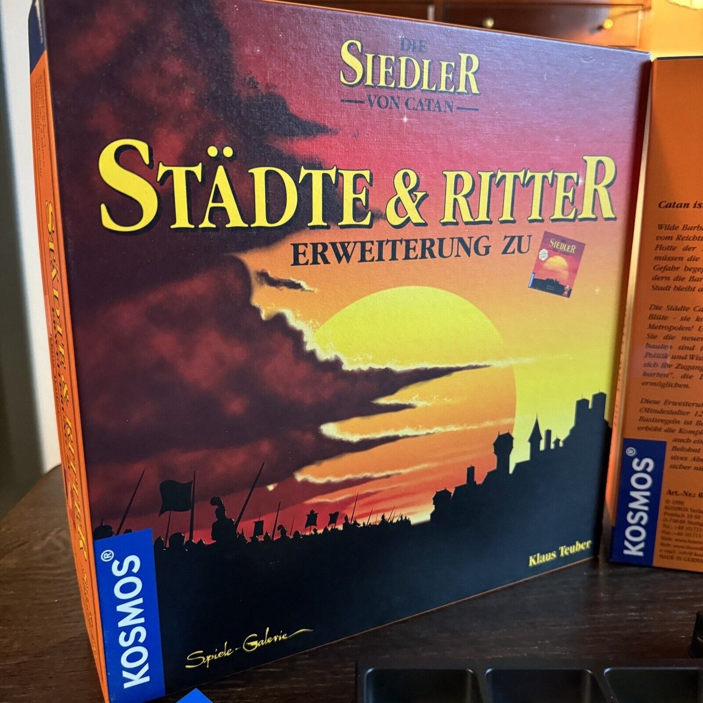 Kosmos Die Siedler von Catan Städte und Ritter Holzausgabe Brettspiel Settlers