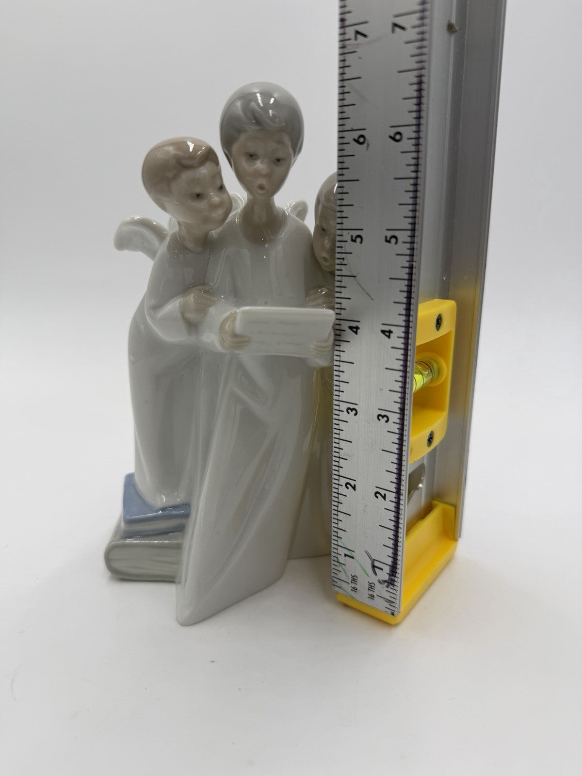 Nao By Lladro Spain Porcelain 3 Angels Boys Singing Choir Figurine 6.5” H Rare