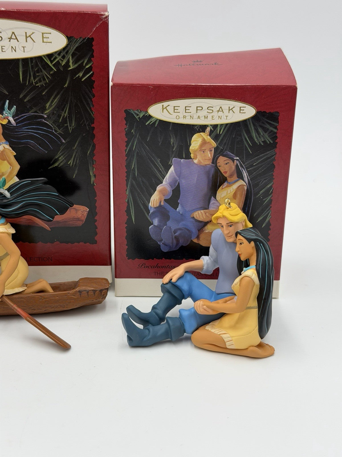 Hallmark Keepsake Disney Pocahontas Collection Christmas Ornaments Set 3 PCs Vtg