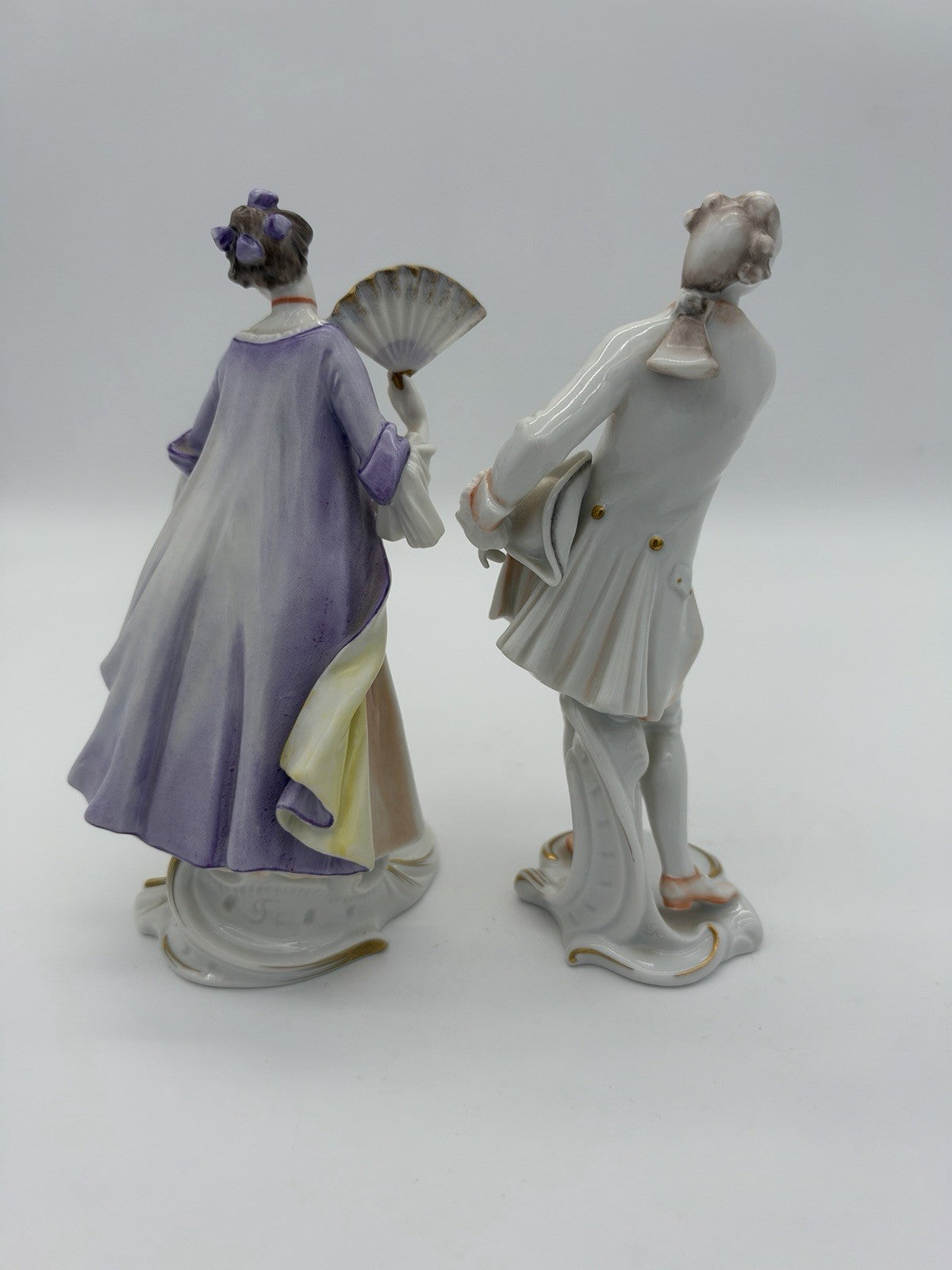Rosenthal porcelain Marquis & Marquise 18th C Rococo figures by Gustav Oppel