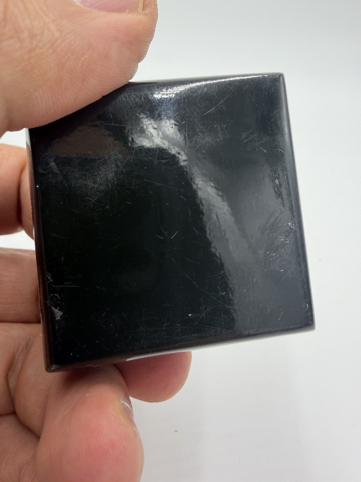 Folk Art Russian Wood Lacquer Box 80s Handpainted Fairy Tale woman in the well