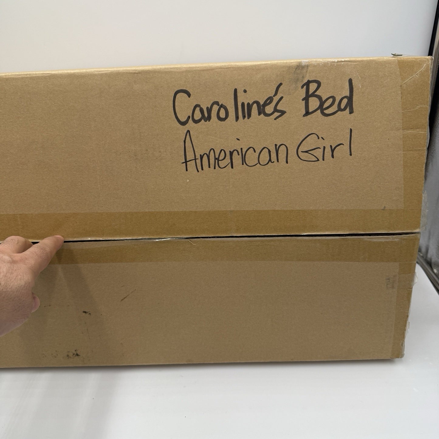American Girl Caroline's Canopy Bed  New In Original Shipping Box (no Bedding)