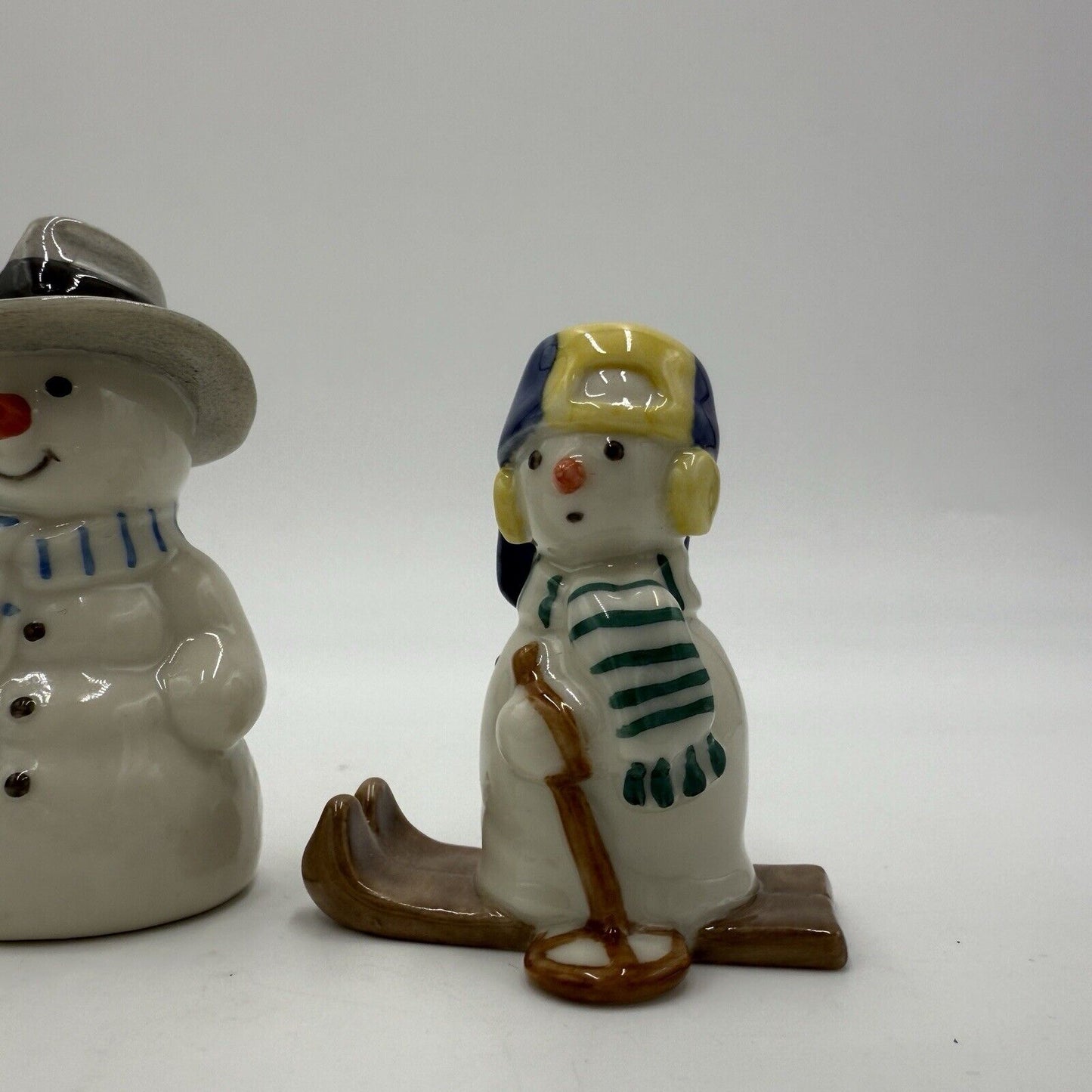 Royal Copenhagen Snowman Father And Son Denmark Figurines Christmas #768,771