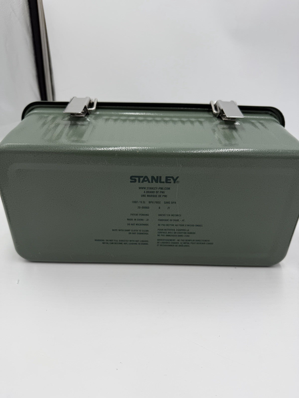 Vintage Stanley Lunch Box & Classic Flask Set 2 Pieces 9”x12”