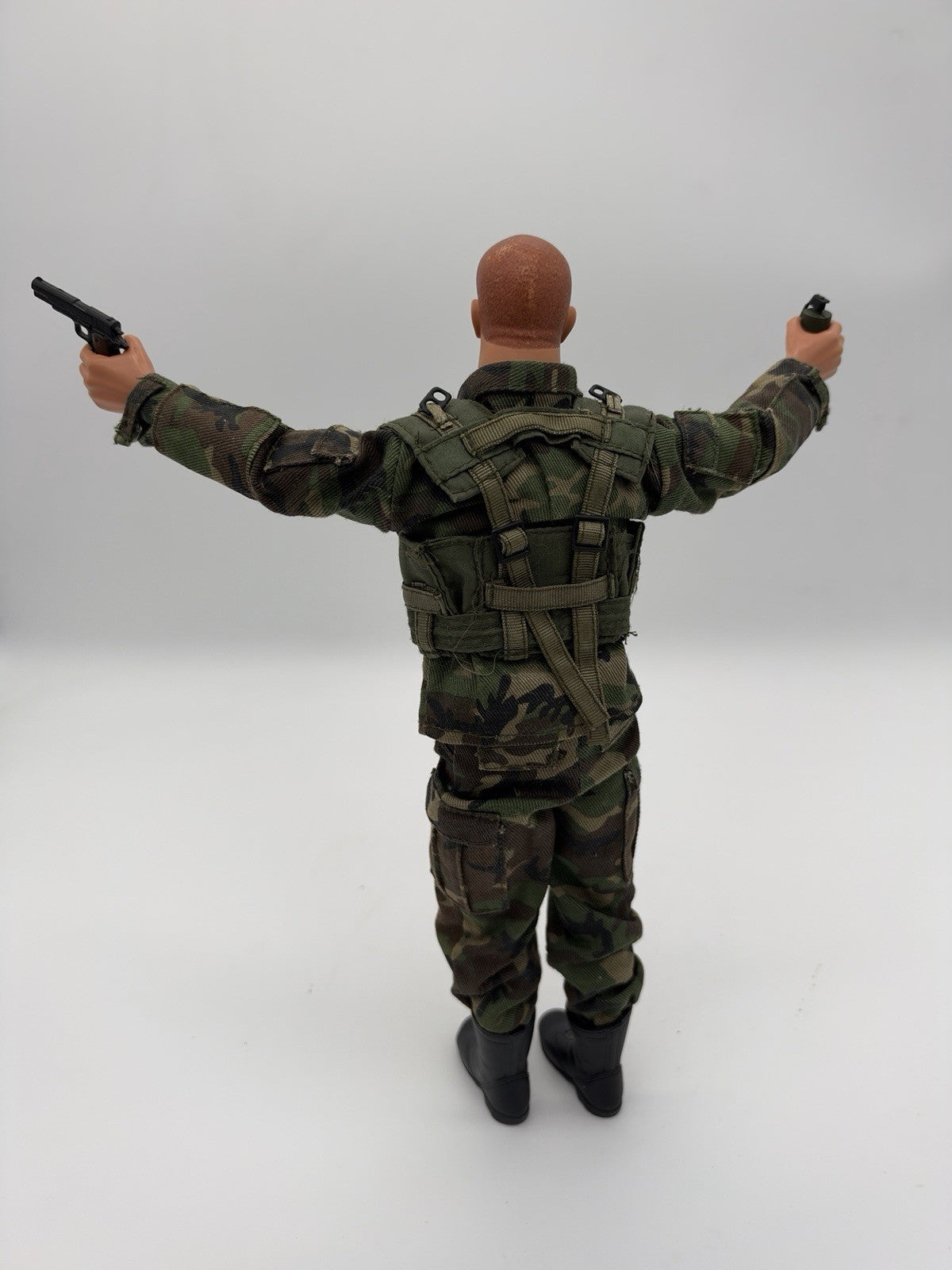 HASBRO GI Joe Soldier Doll 12” Military Outfit Boots & Weapons Action Figure