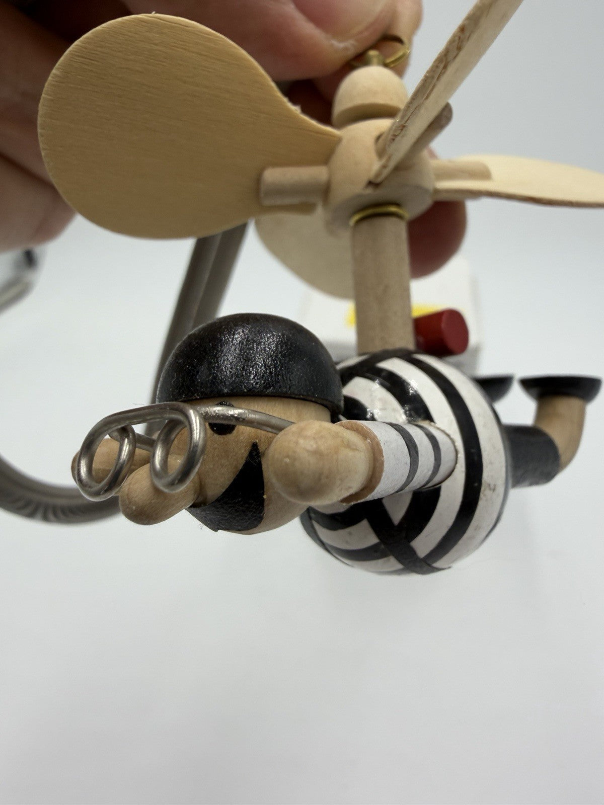 Wupper Airlines Crazy Jumpkins Wooden Wind Wheel Flying Man Mobile Germany