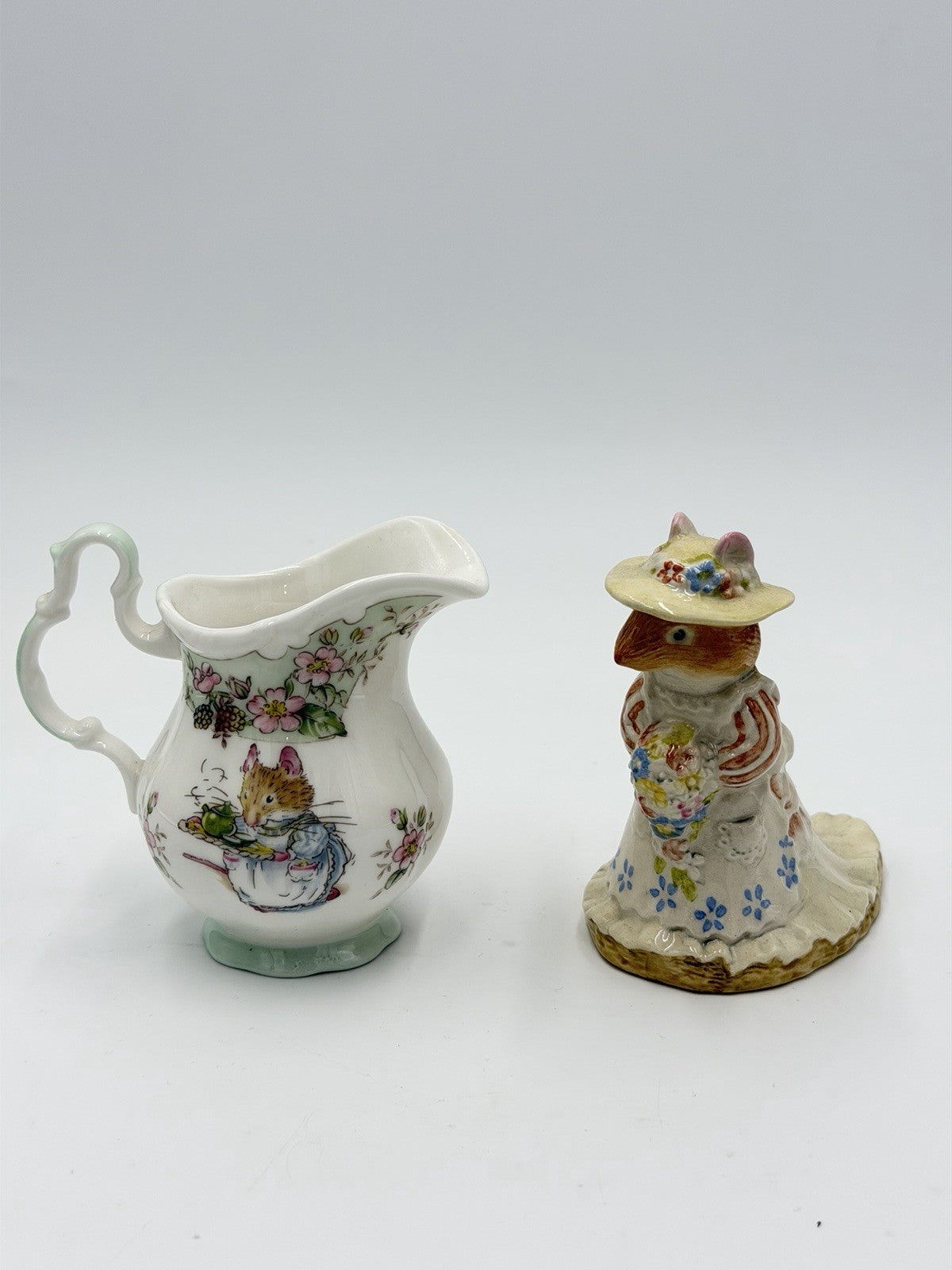 Royal Doulton Brambly Hedge Tea Service Creamer & Poppy Eyebright Set