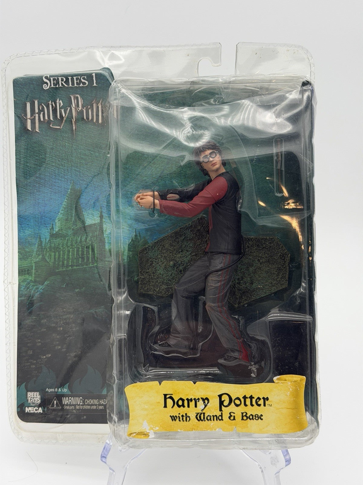 Neca Harry Potter Series 1 Action Figurine With Wand & Base Reel Toys Sealed