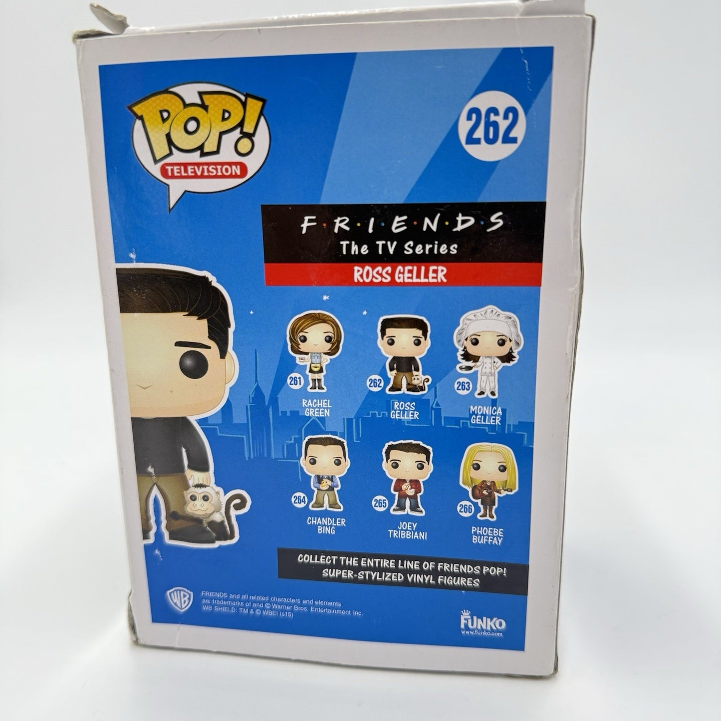 Funko Pop Television Ross Geller Vinyl Figurine #262 Marcel Monkey Friends