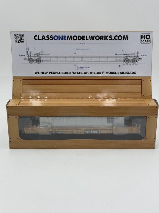 Class One Model Works HO scale 48' TWF10 Well Car - #54039