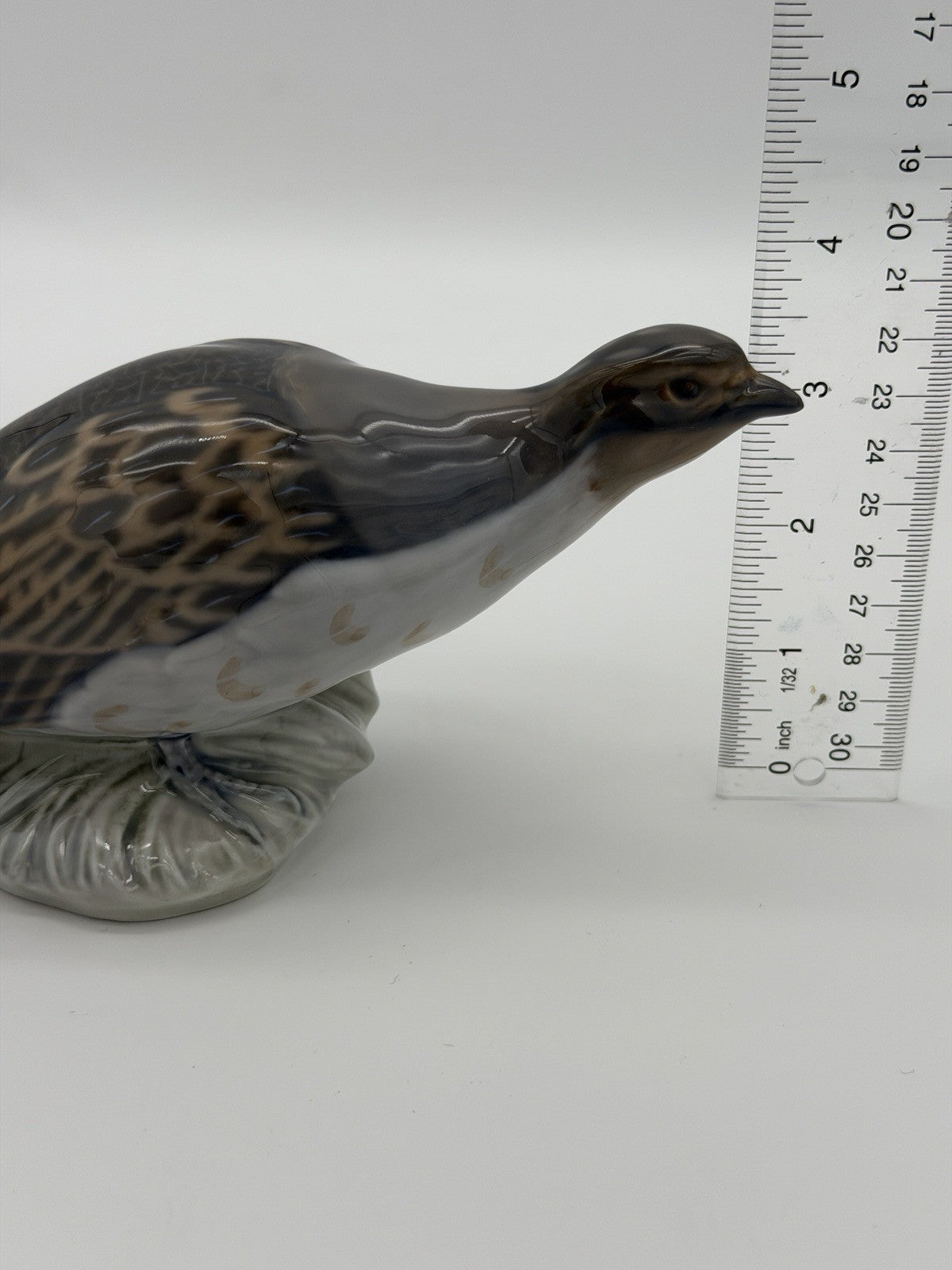 Royal Copenhagen Partridge Bird Porcelain Denmark Signed Peter Herold Figurine