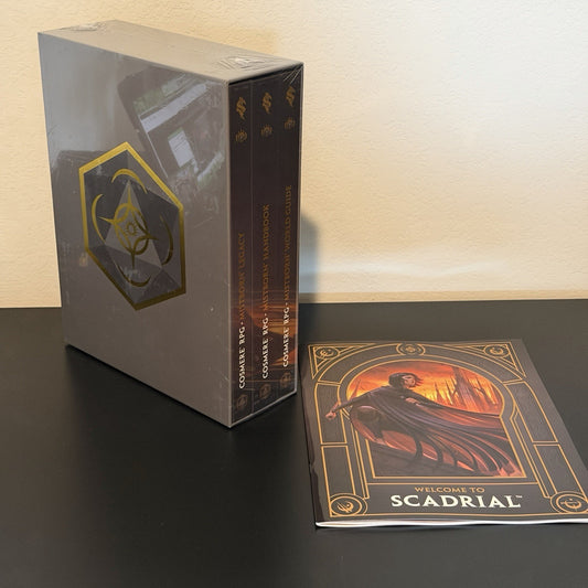 Cosmere RPG Welcome to Scadrial Special Edition Box Set + Mistborn Guides Sealed