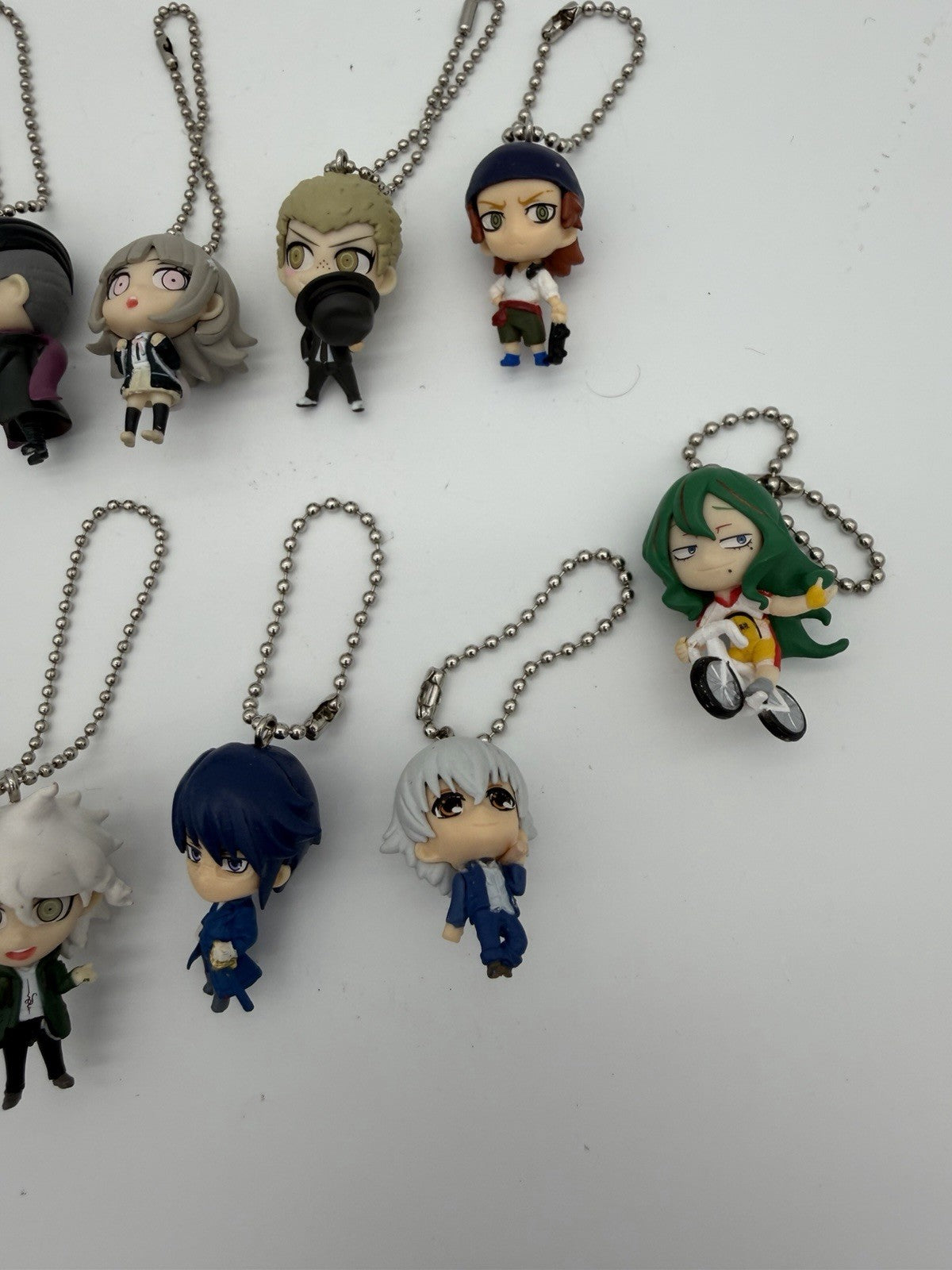 Bandai Takara Tomy Arts Fairy Tail Anime Swing Mascot Keychain Figurines Lot 12