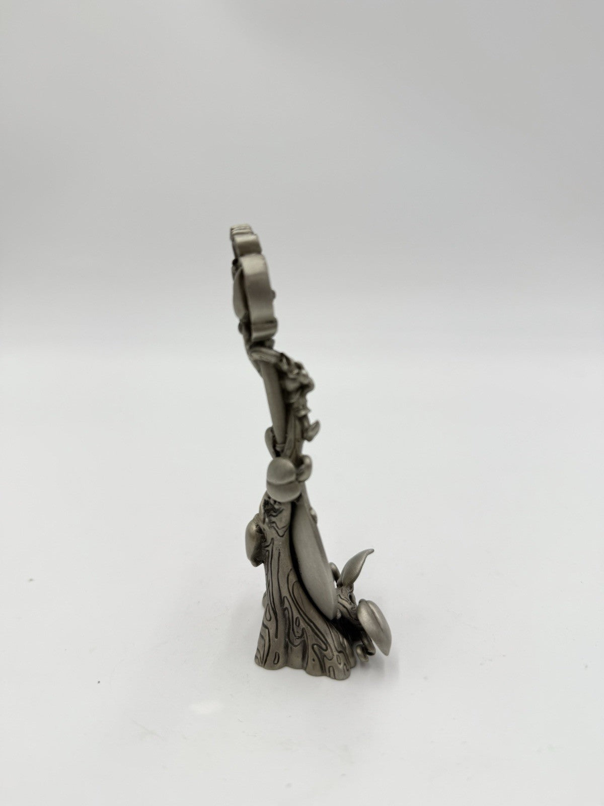 Rare Disney JACK & THE BEANSTALK PEWTER COLLECTIBLE SPOON WITH STAND 1996