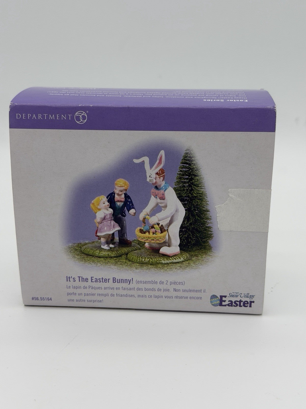 Department 56 Snow Village It’s Easter Bunny Retired & Rare Porcelain Figurine