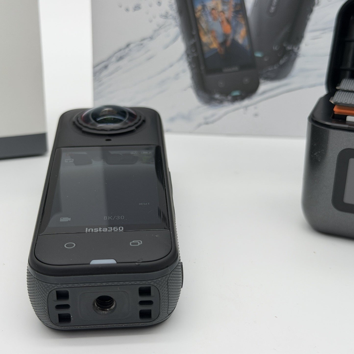 Insta360 X5 - Waterproof 8K 360 Video Action Travel Camera Extra Batteries Case