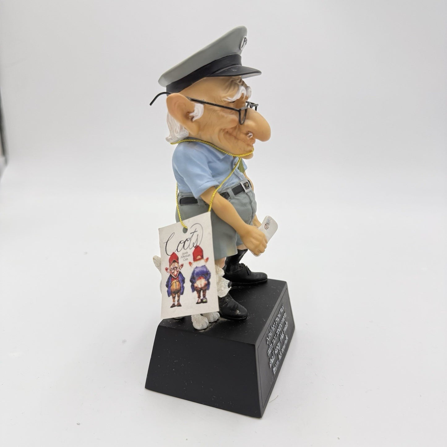 Westland Giftware Coots # 12611 Mailman Figurine Resin Painted 2005 Size 6in