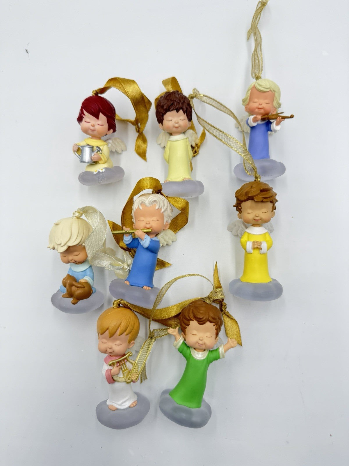 Hallmark Mary Angels Christmas Ornaments 8 PCs Figurines Unboxed