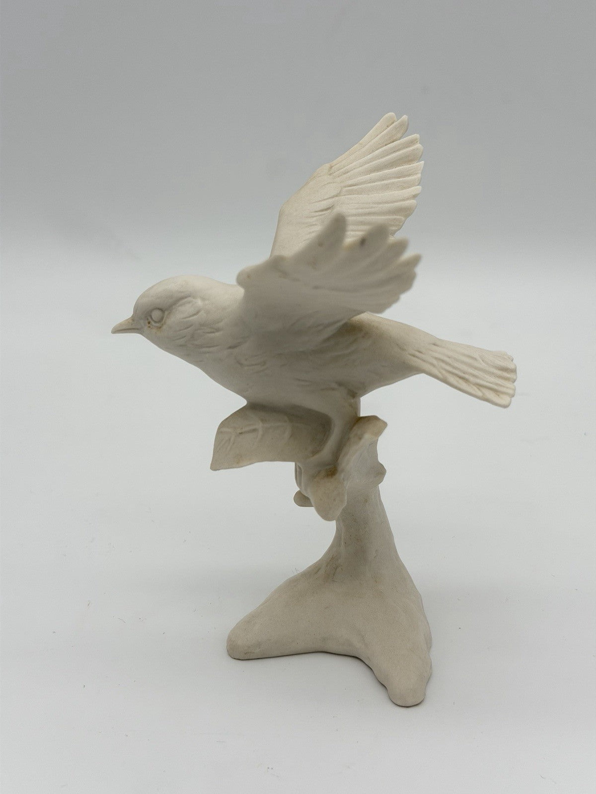 Goebel Great Titmouse White Bisque Porcelain Bird Figurine Germany Unpainted 5”