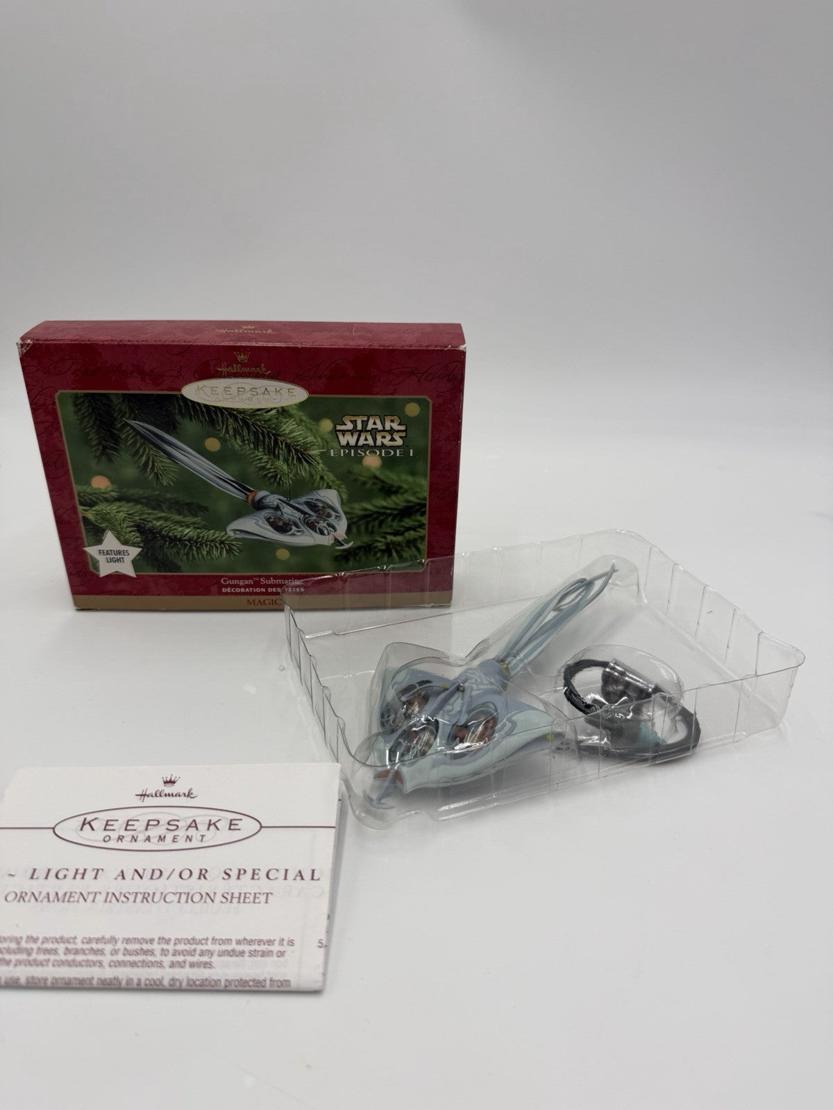 Hallmark Lucas Film Star Wars Episode 1 Gungan Submarine Ornament Magic