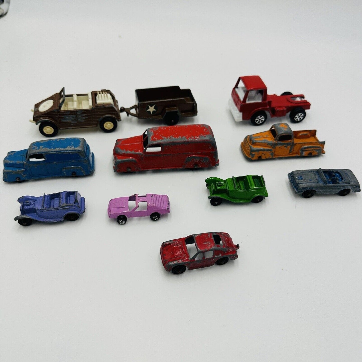 Tootsie Toys Diecast Metal Car Toys 1970’ Lot Chicago USA Mini & Medium Vintage