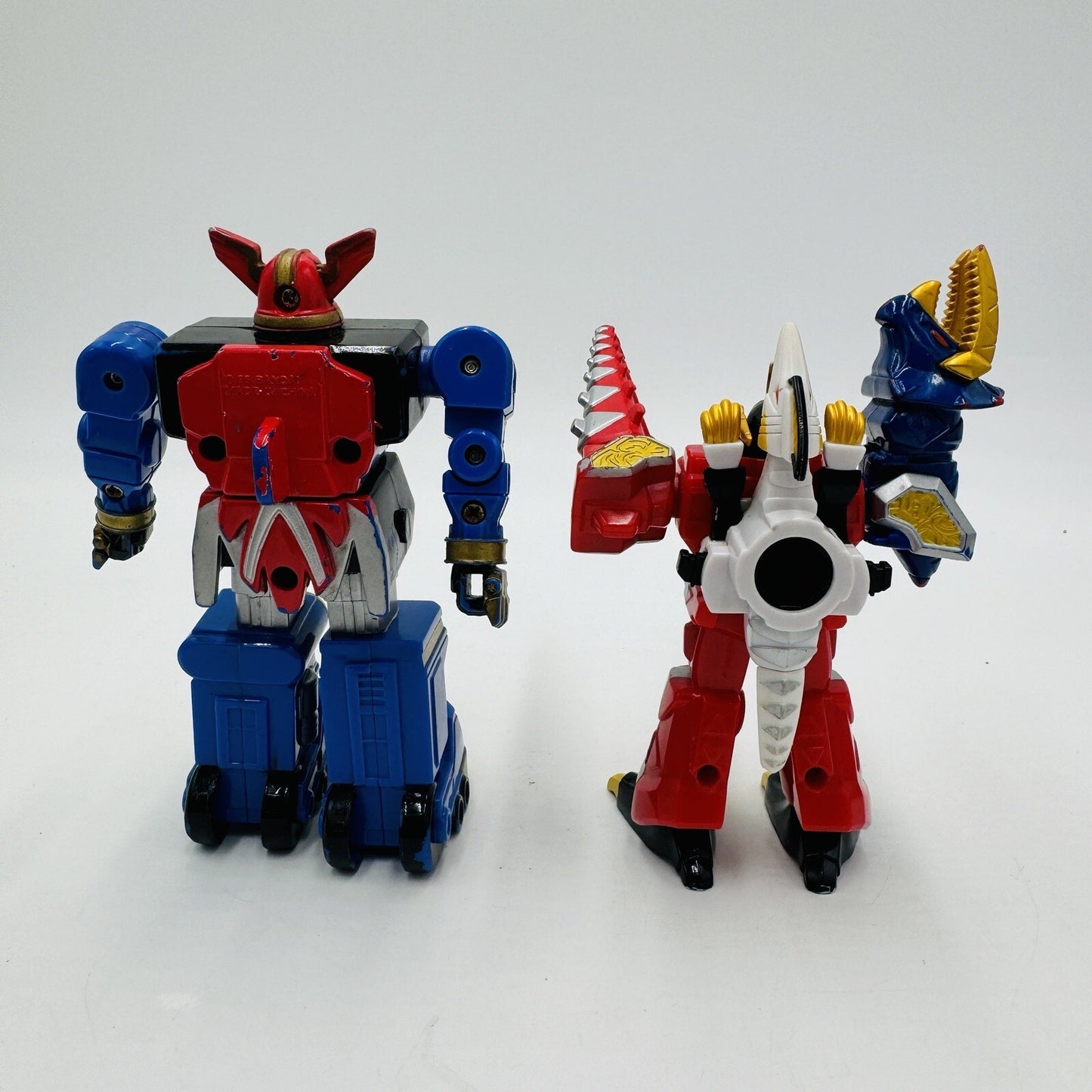 Power Rangers Dino Thunder Megazord Action Figure 5.5" Thundersaurus Bandai 2 Pc