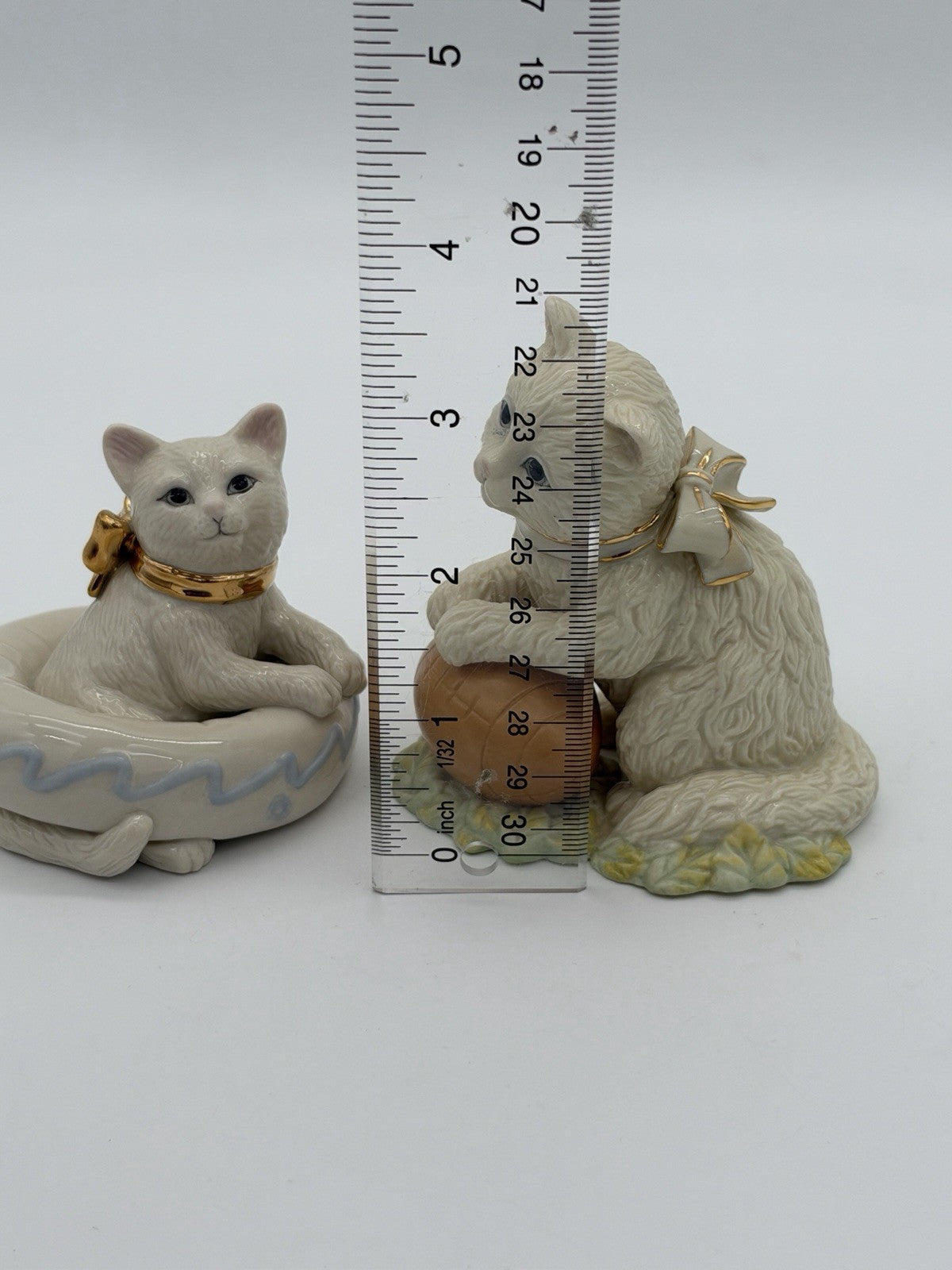 Lenox USA Porcelain Twelve Months Of Kittens August /September Cats Figurines