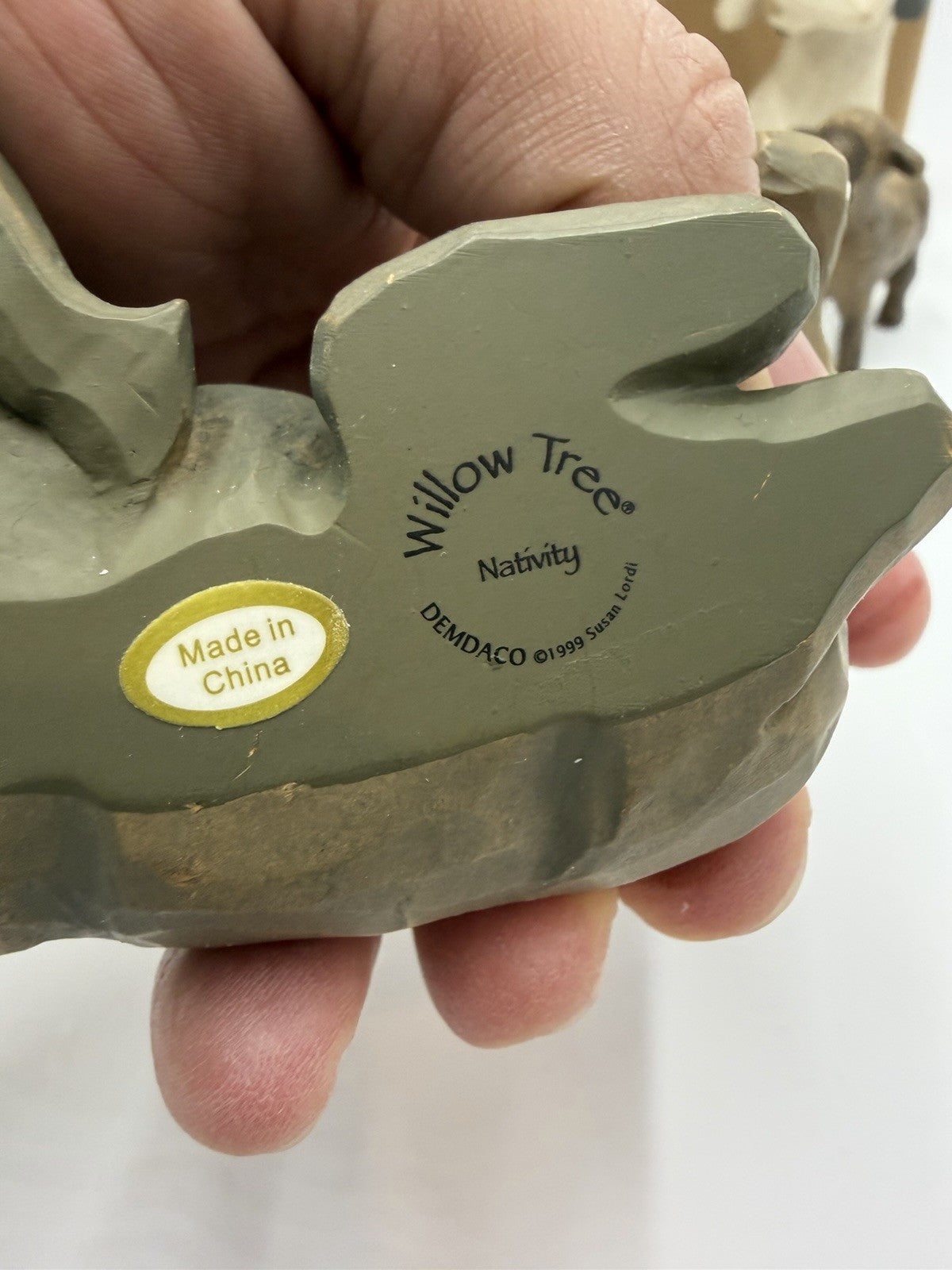 Willow Tree nativity set 6 PCs Christmas Mary Joseph Shepherd Animals