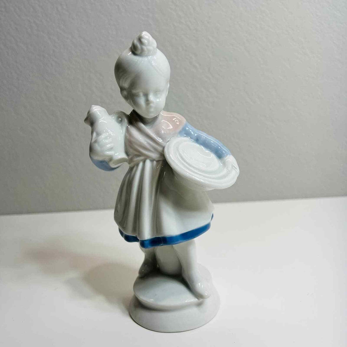 Gerold Porzellan Girl Dress Childhood Figurine Bavaria Made in Western Germany