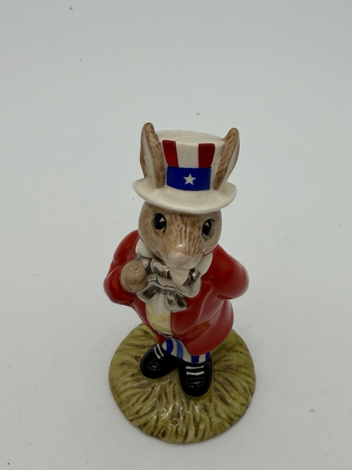 Royal Doulton Porcelain  Uncle Sam Bunnykins DB 175 Americana Painted Figurine