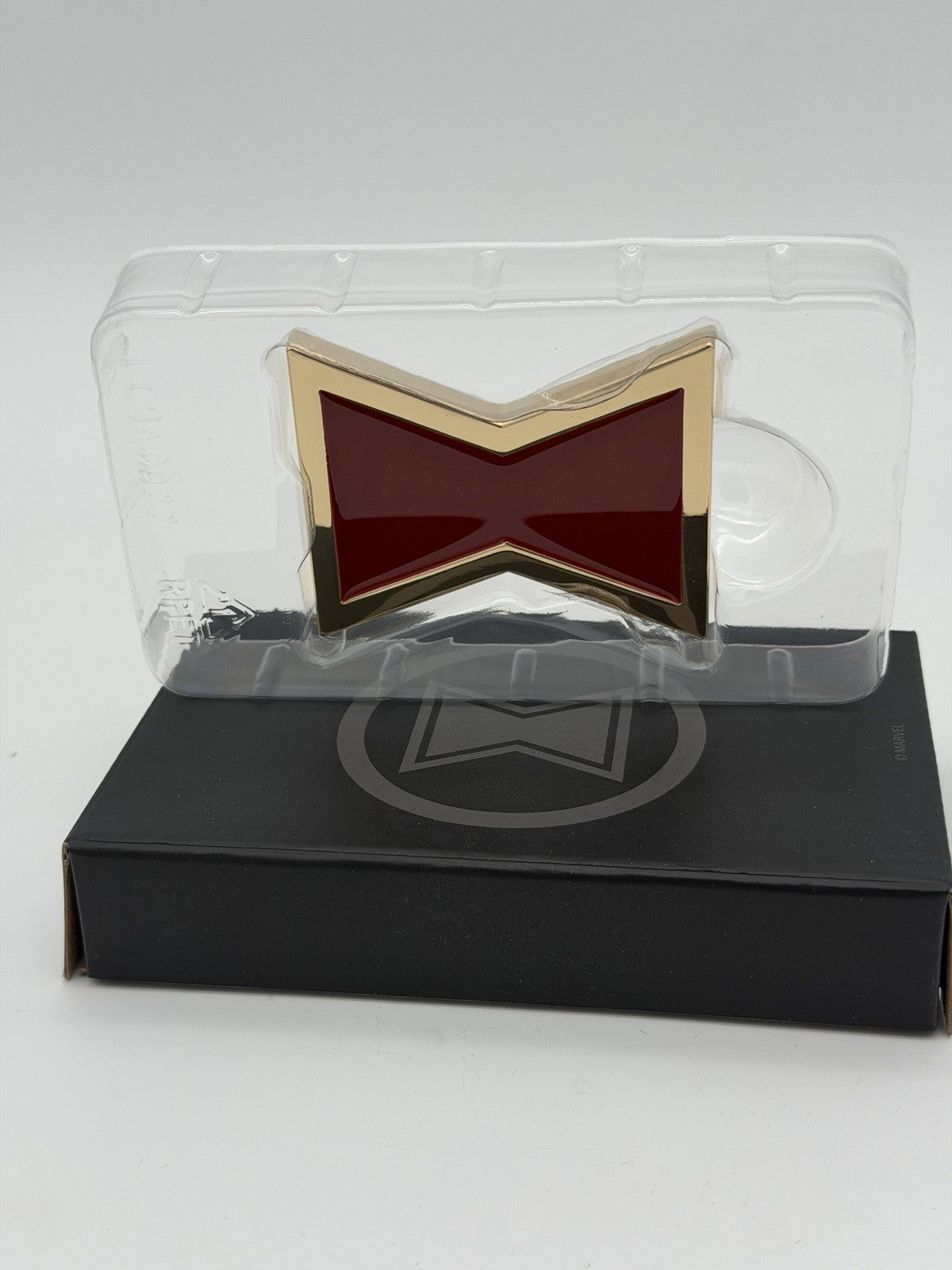 Marvel Avengers Earth Mightiest Collectors Edition Black Widow Belt Buckle Gold