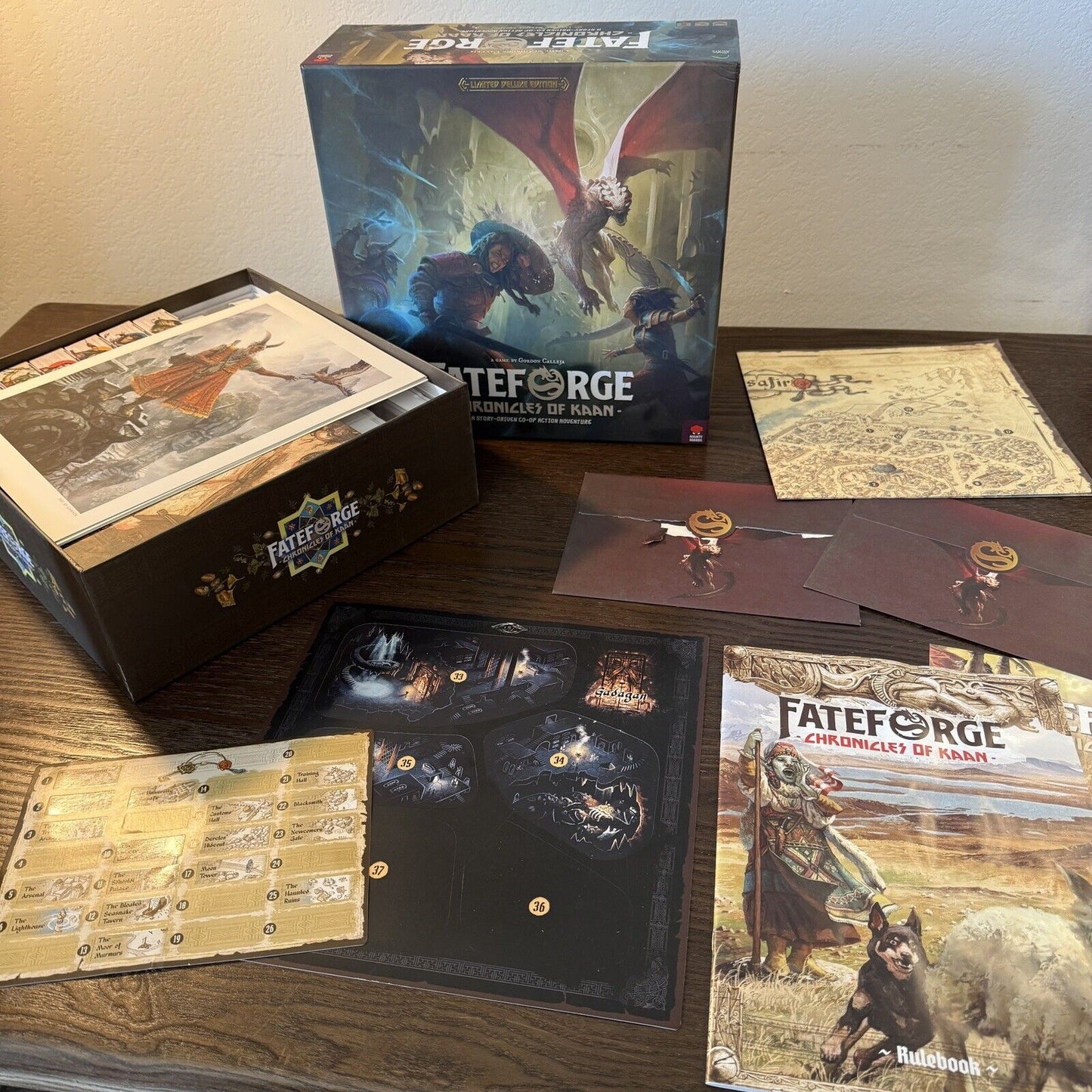 Fateforge: Chronicles of Kaan Limited Deluxe Edition Painted Miniatures Co-op