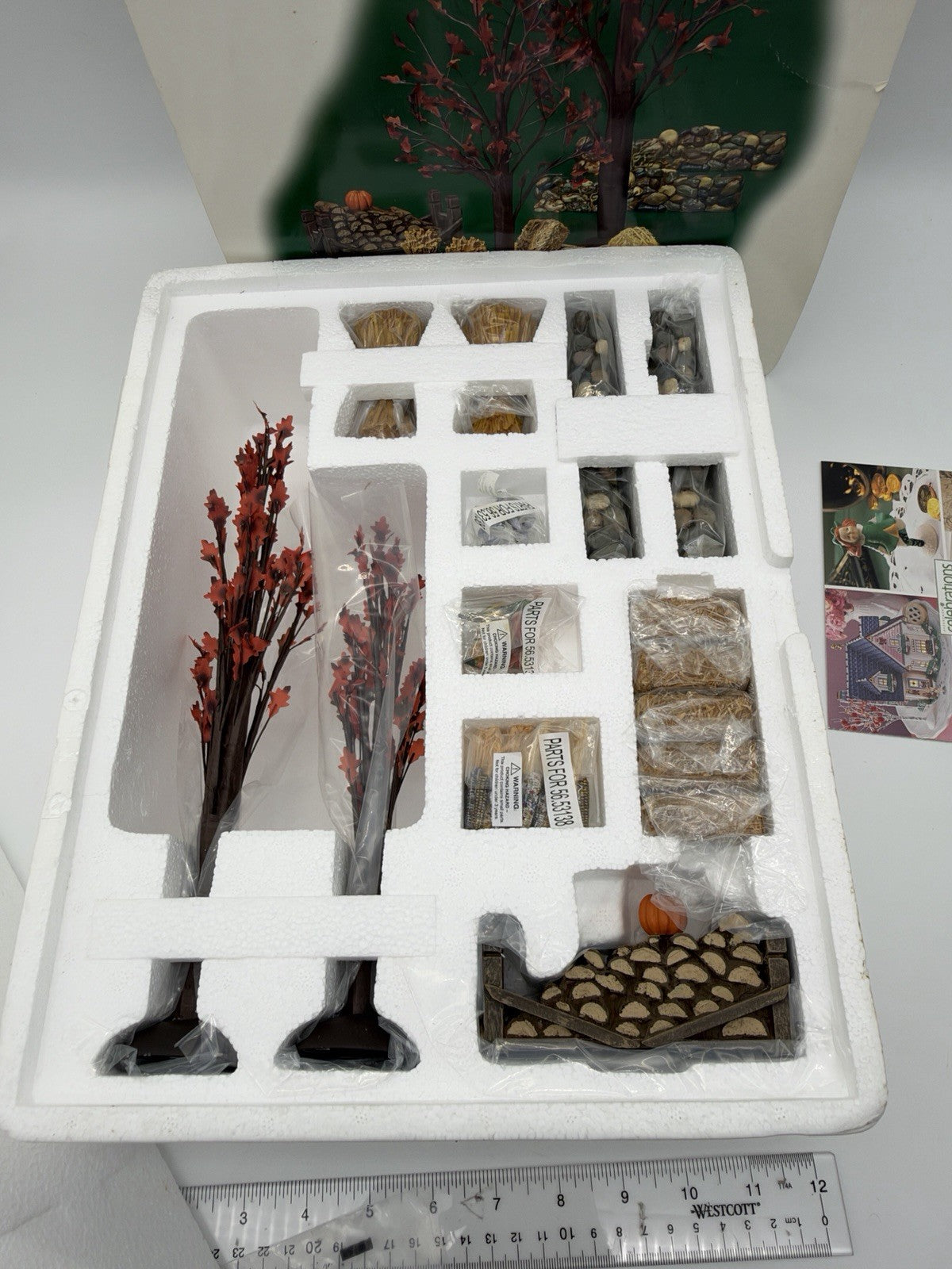 Department 56 Village Accessories Autumn Landscape Set Sealed Fall Harvest