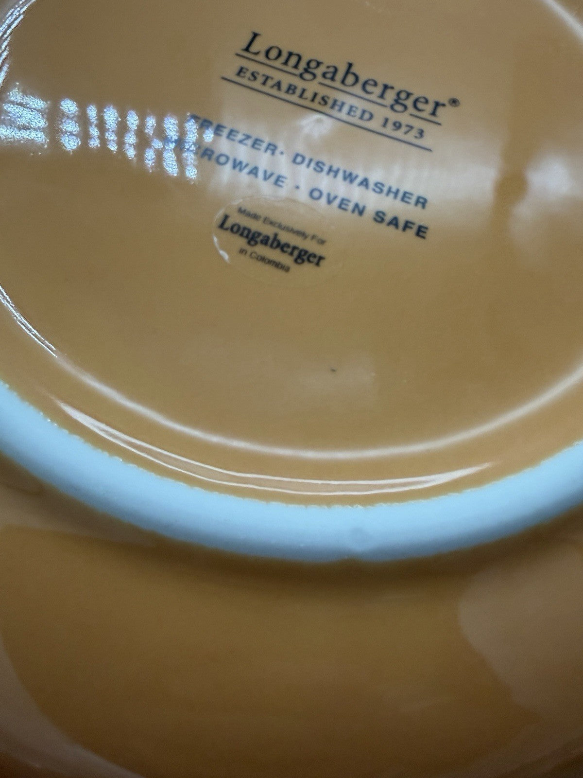 Longaberger Pottery Pumpkin Faces Happy Halloween Treats Large Bowl