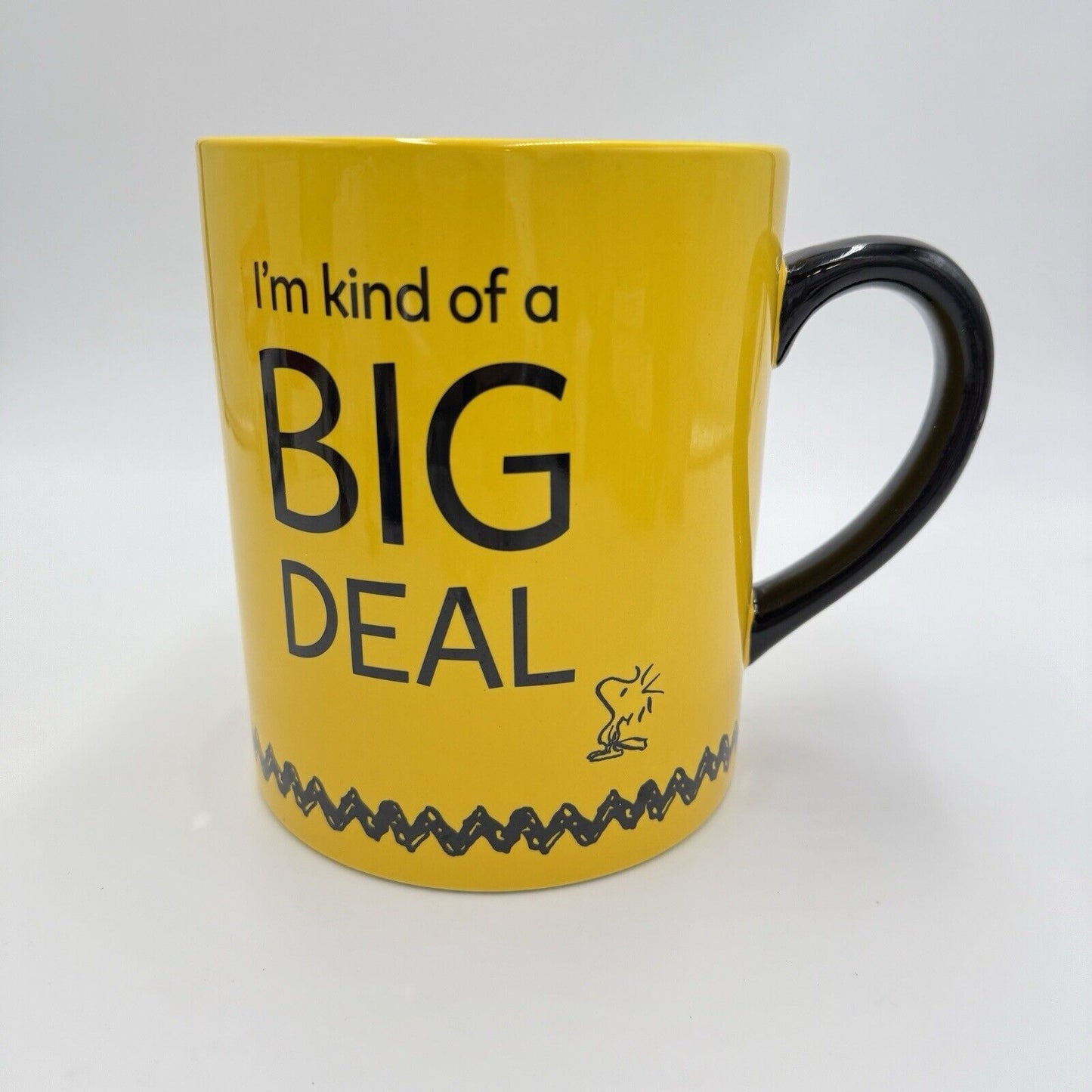 Hallmark Peanuts Snoopy/Woodstock I'm Kind Of A Big Deal EXTRA LARGE mug 6.5”