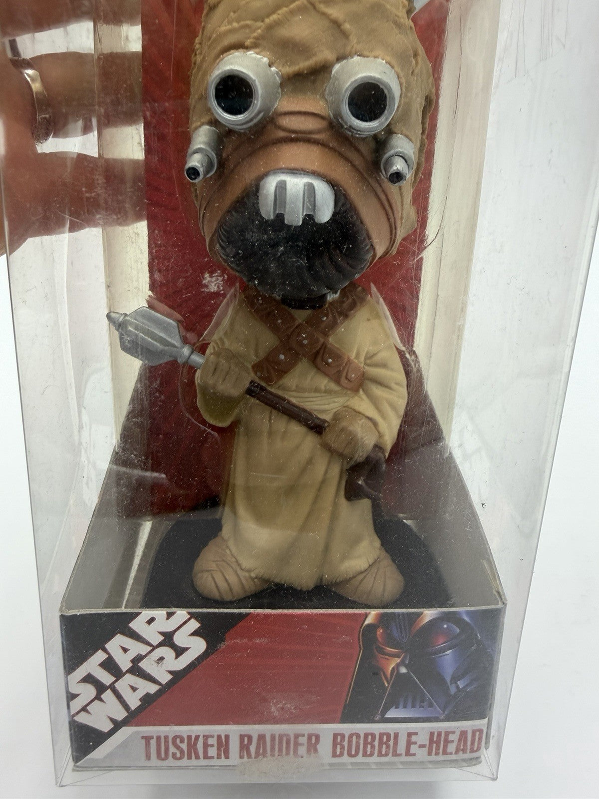 Star Wars Funko Tusken Raider Bobble-Head 2008 Lucasfilm 6” Boxed