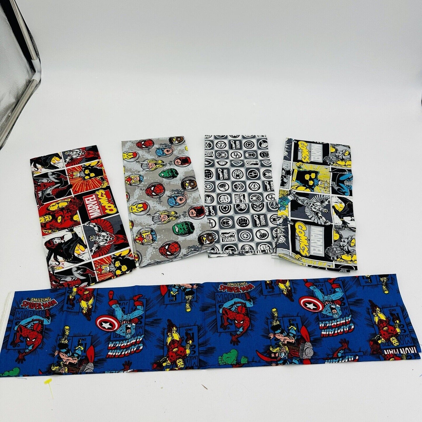 Quilt Fabric Star Wars Harry Potter & Comics Lot  18in x 21in 100% COTTON Kids