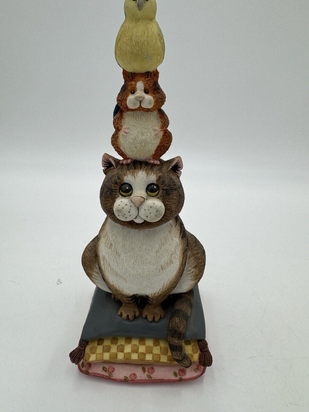 Border Fine Arts Comic & Curious Cats 'Balancing Act' Sculpture 2002 Model A1292