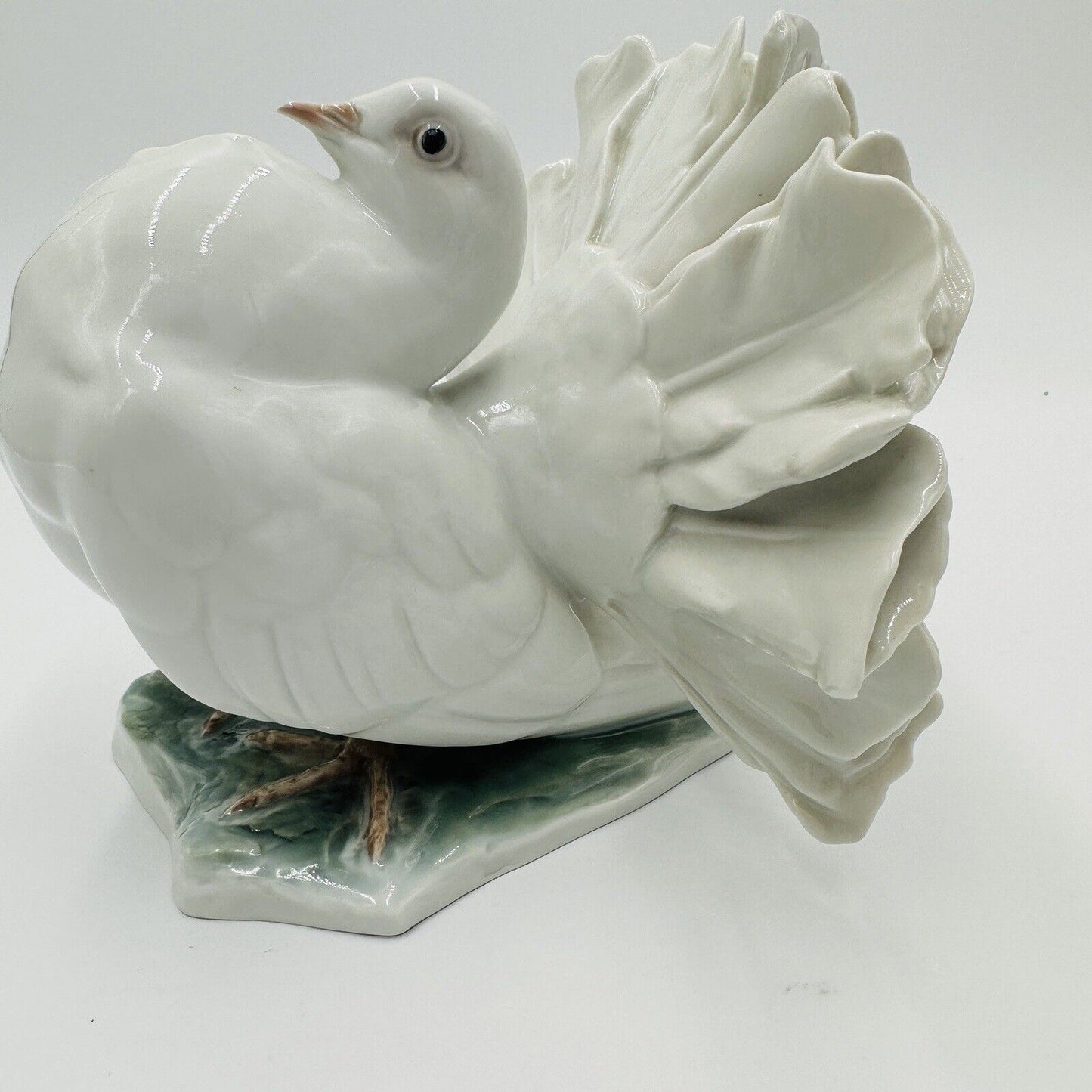 Rosenthal Dove Figurine Porcelain White Hand-painted Signed Decor German Art