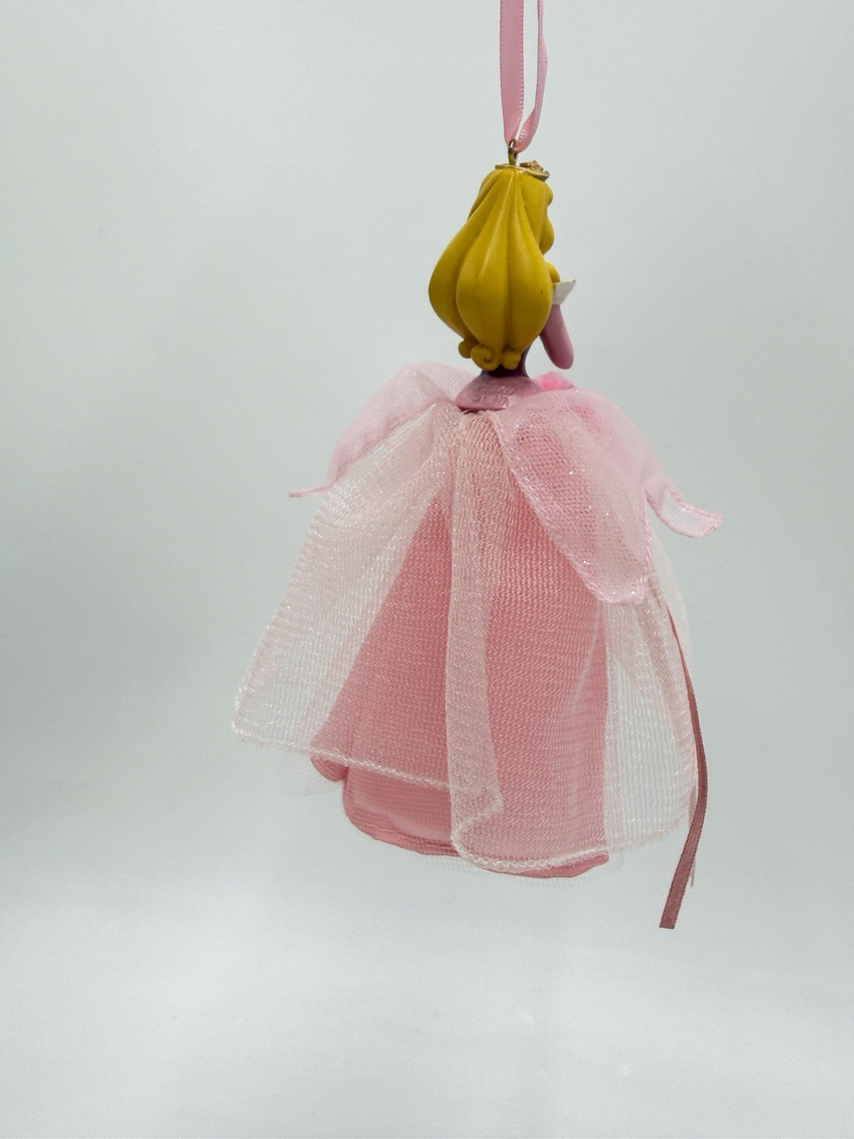 Disney Parks 2014 Princess Aurora Sleeping Beauty Ornament Pink Tulle Dress 6”