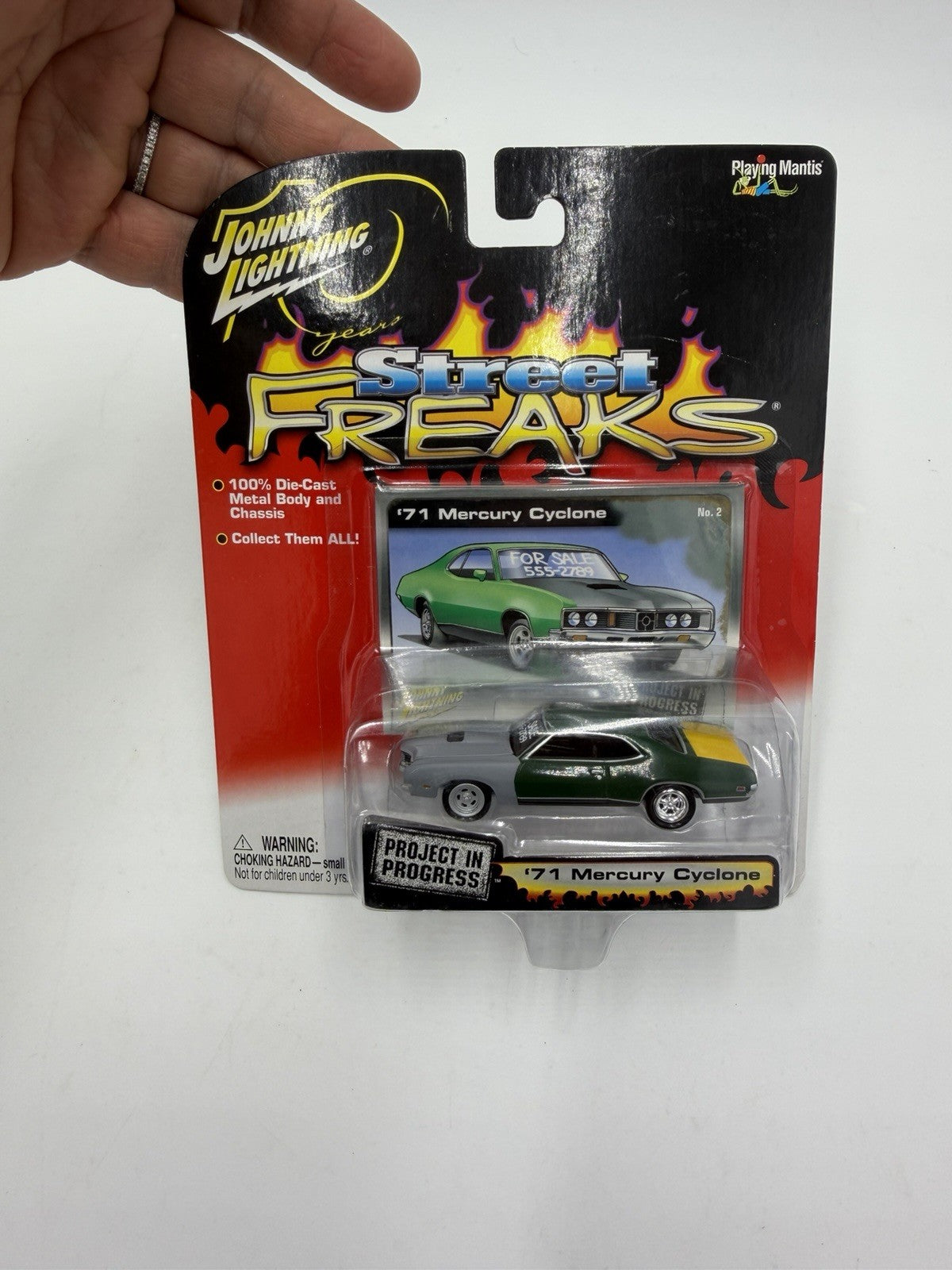 JOHNNY LIGHTNING 1971 Mercury Cyclone Street Freaks Diecast Car  1:64 Sealed