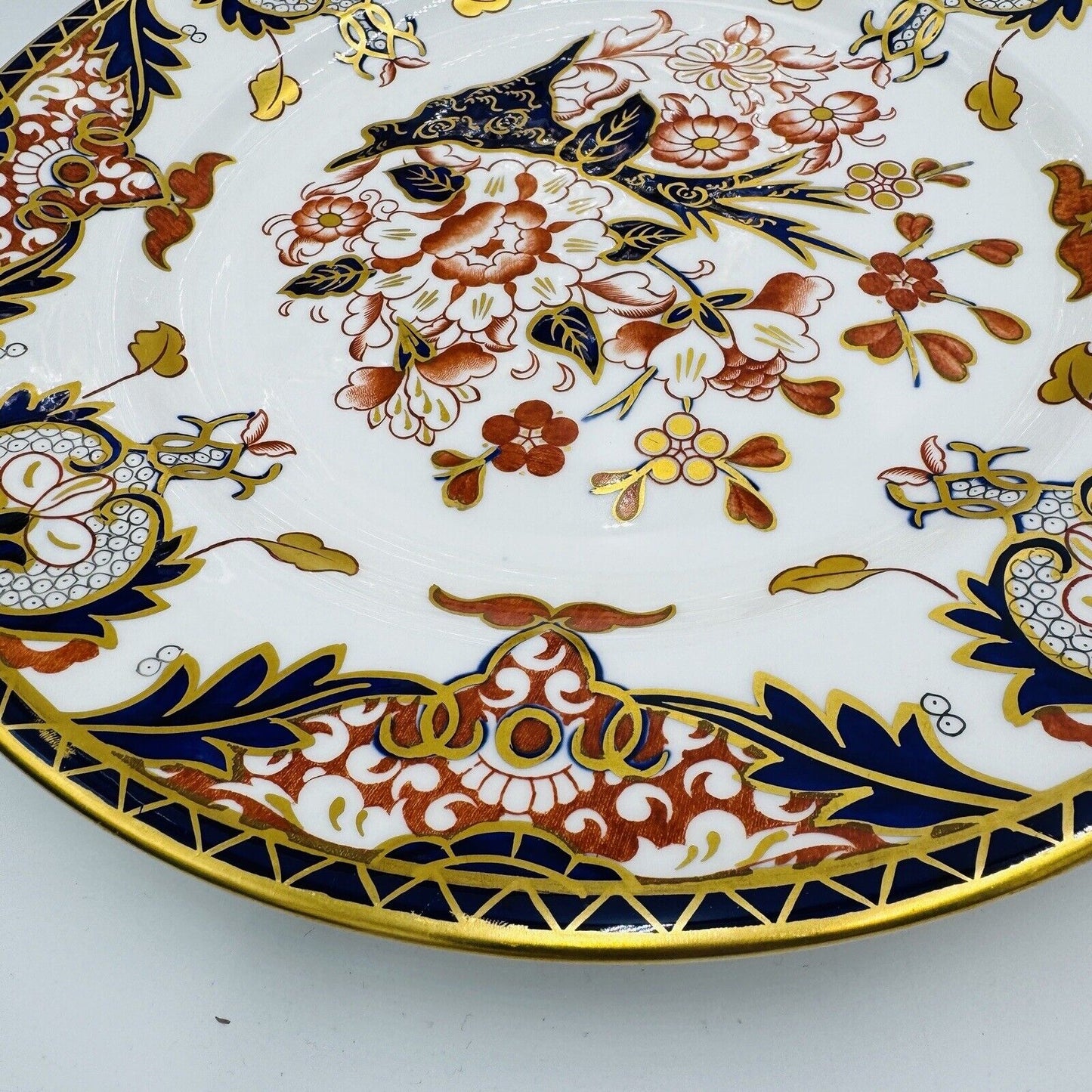 Antique Royal Crown Derby King's Of Old Japan 383 Pattern Dinner Plates 4 Pieces