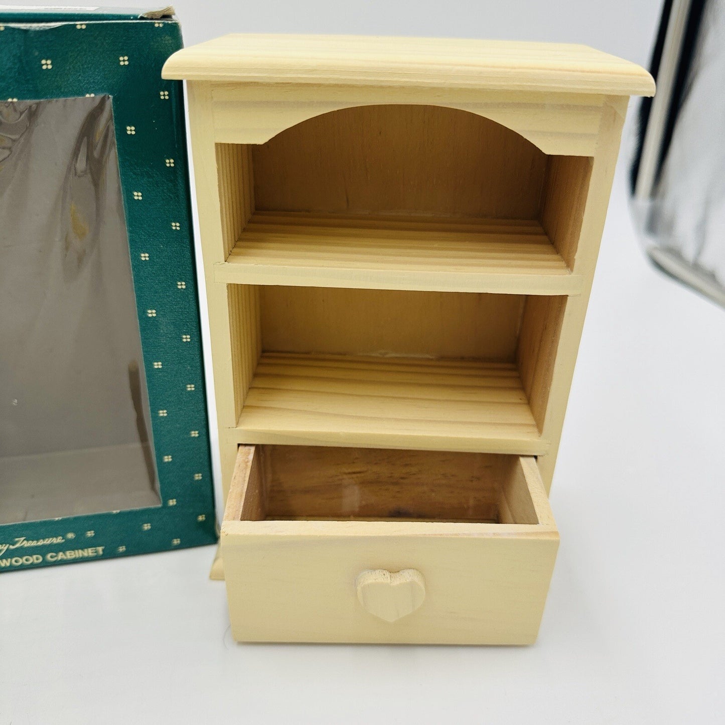 Country Treasure Dollhouse Furniture Wood Cabinet Item 7052  6.5” 1989 Miniature